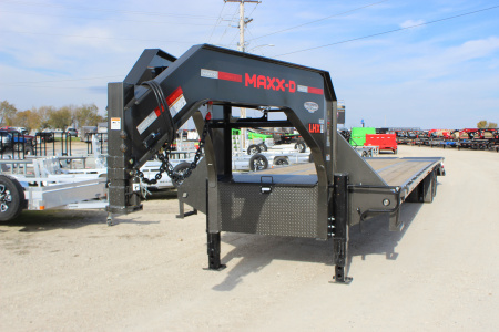 New 2026 MAXX-D LHX 34' 40k Gooseneck Flatbed Trailer