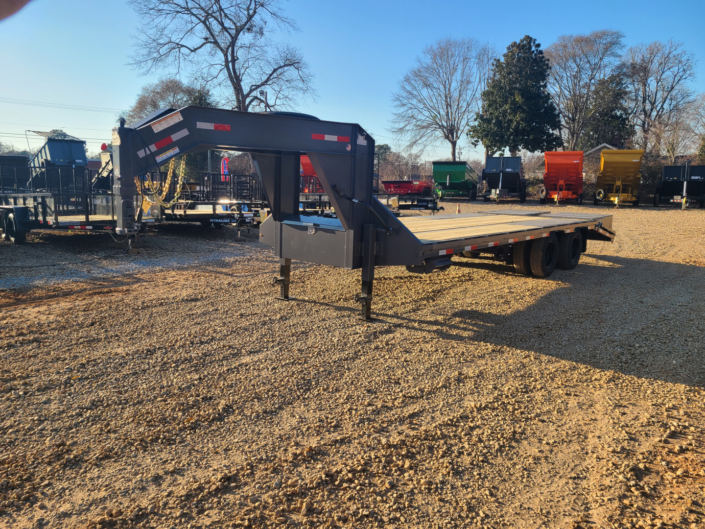 New 2026 Down 2 Earth Trailers 8.5x25 23.5K Deckover Equipment Trailer