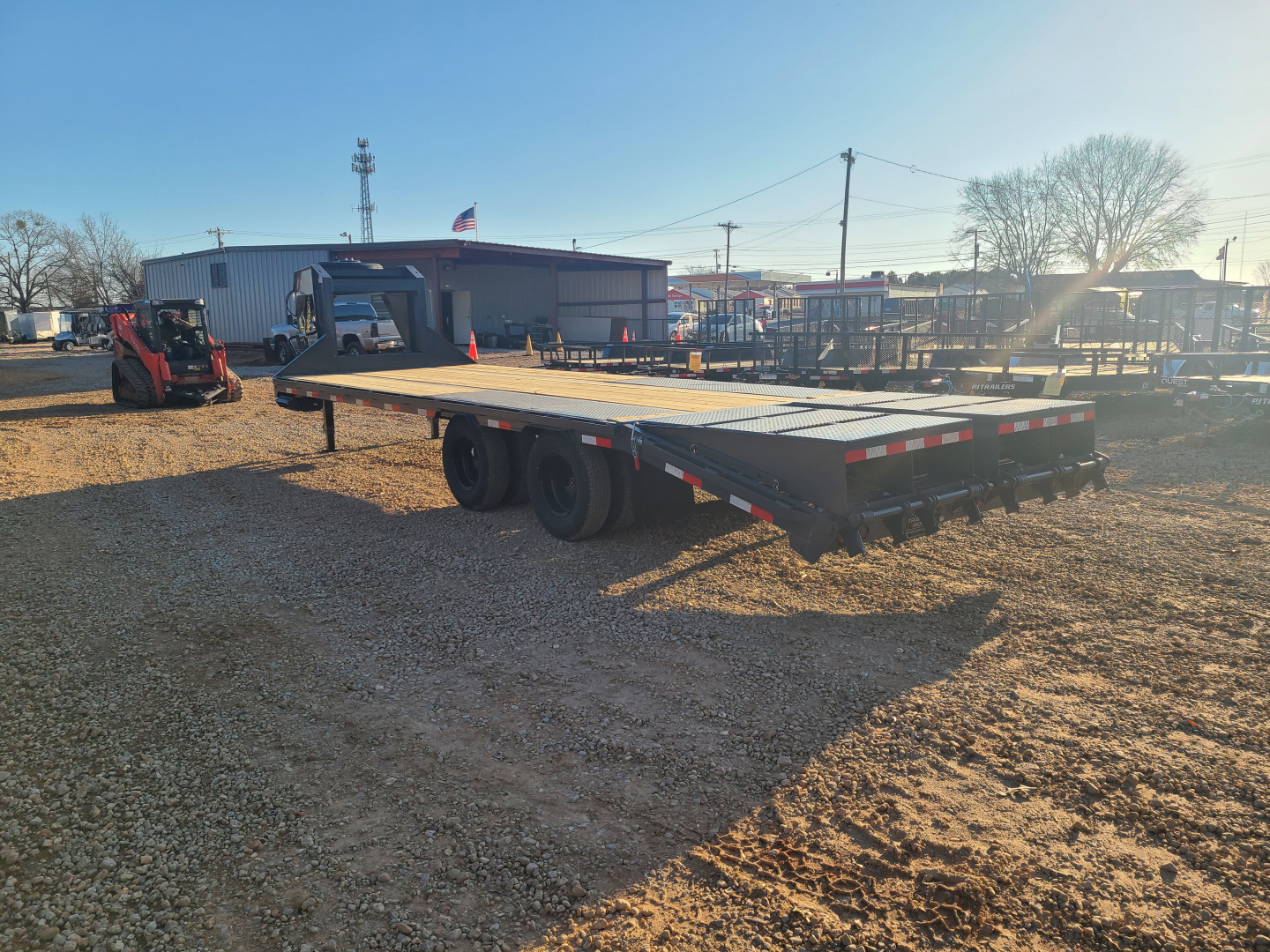 New 2026 Down 2 Earth Trailers 8.5x25 23.5K Deckover Equipment Trailer