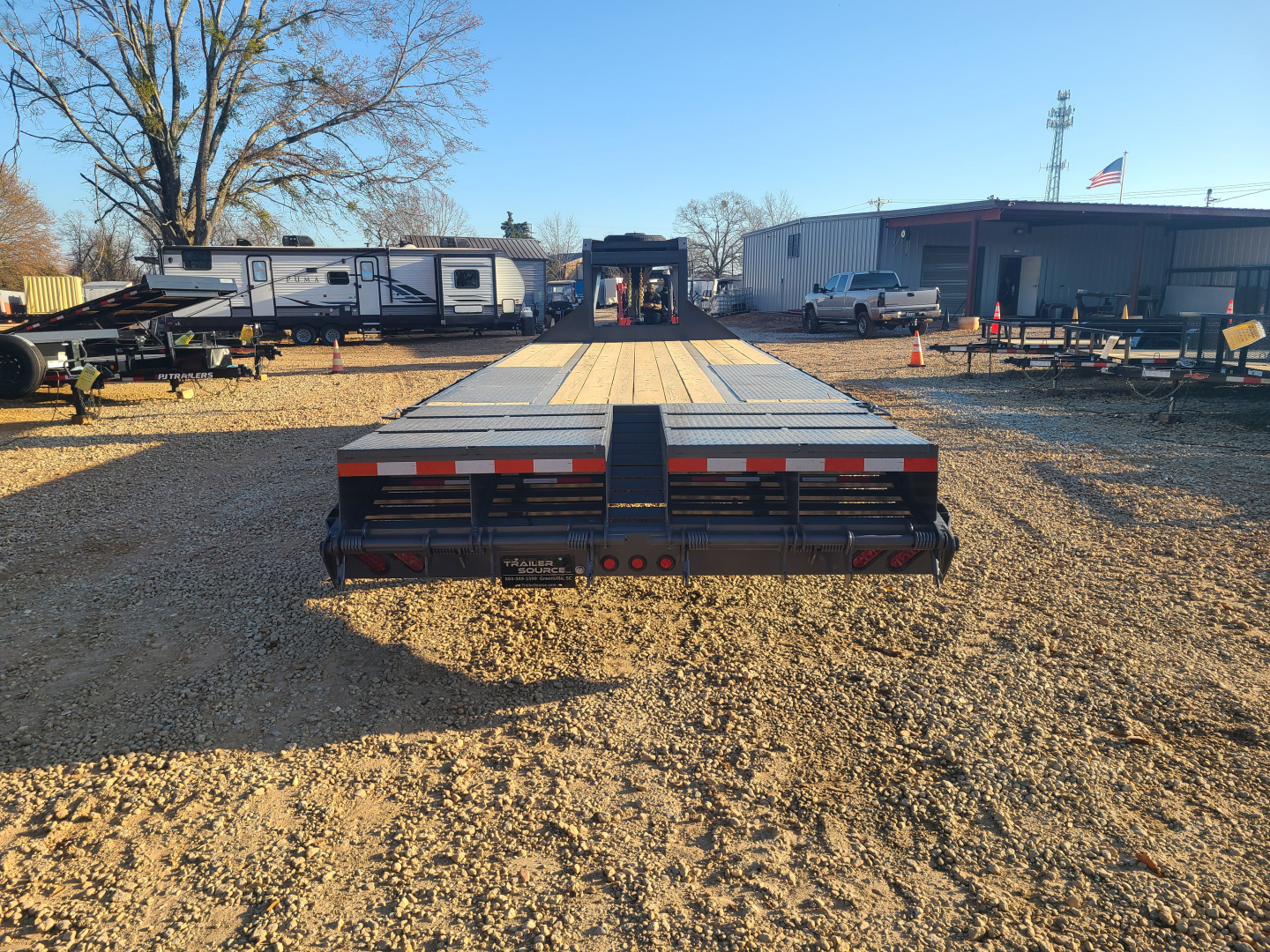 New 2026 Down 2 Earth Trailers 8.5x25 23.5K Deckover Equipment Trailer