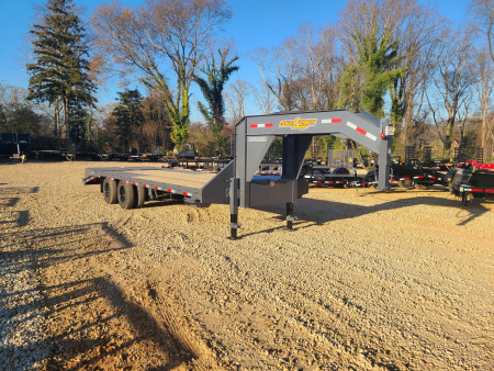 New 2026 Down 2 Earth Trailers 8.5x25 23.5K Deckover Equipment Trailer