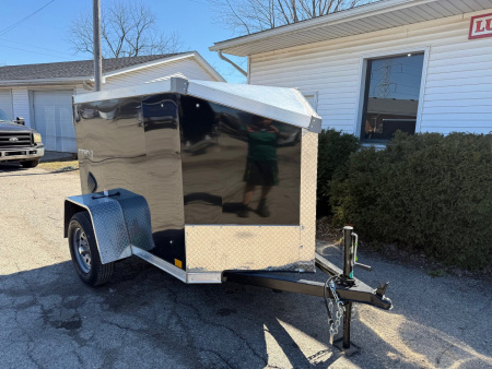 New 2026 4 x 6 Stealth Enclosed Trailer with Barn Door Cargo
