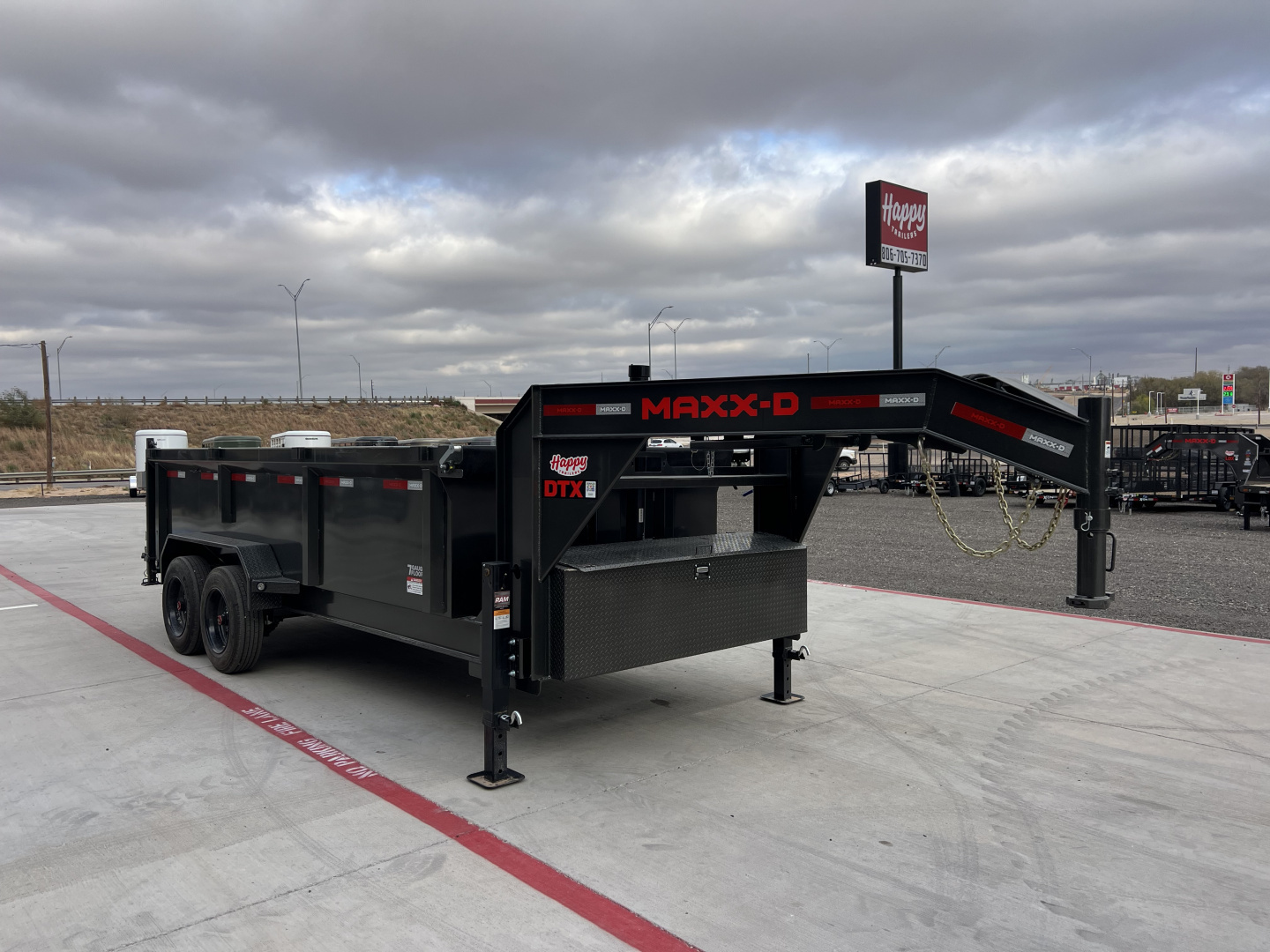 New 2026 MAXX-D 83”x16’ 18K Gooseneck Dump w/ 36” Sides – DTX