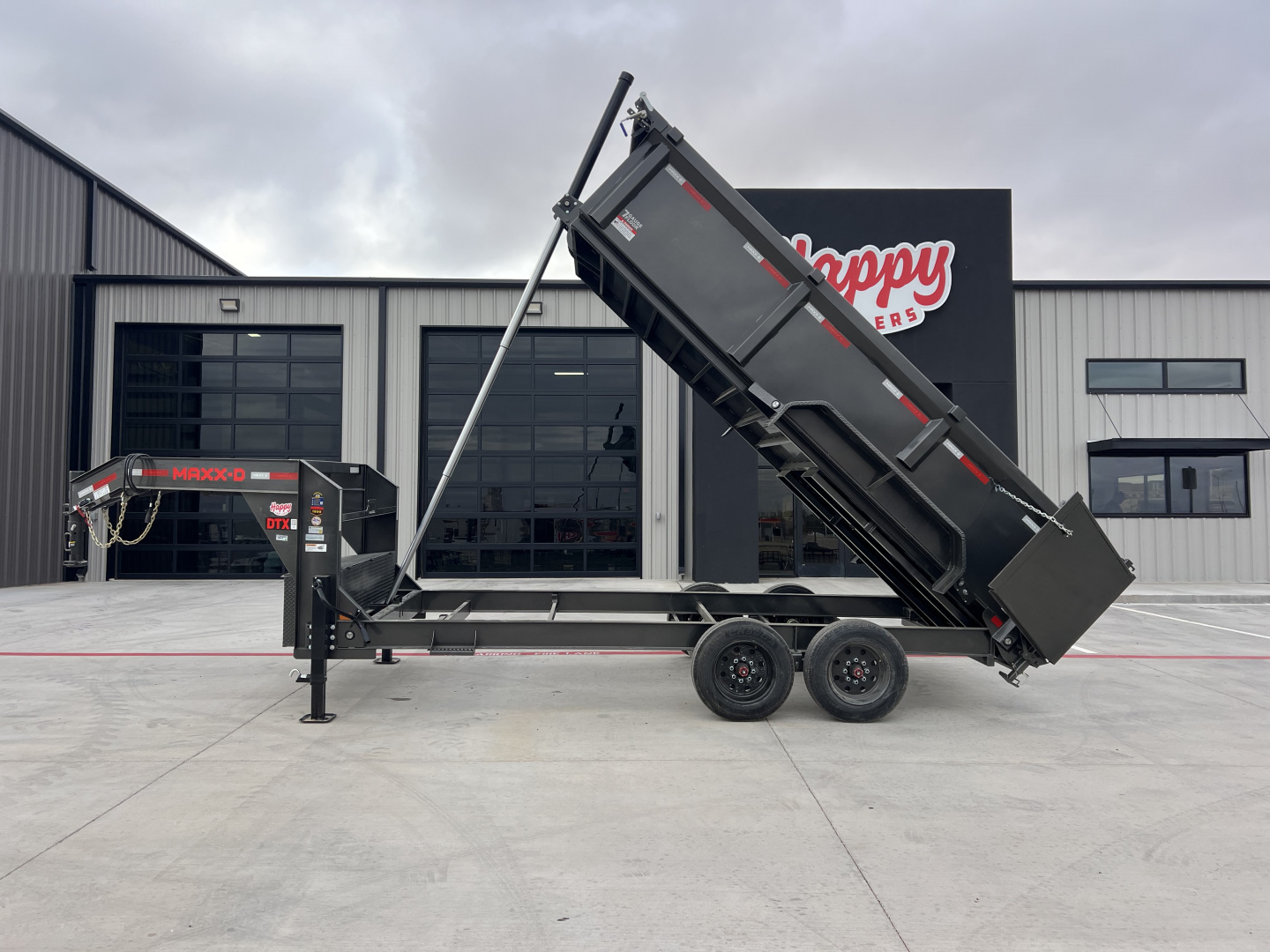 New 2026 MAXX-D 83”x16’ 18K Gooseneck Dump w/ 36” Sides – DTX