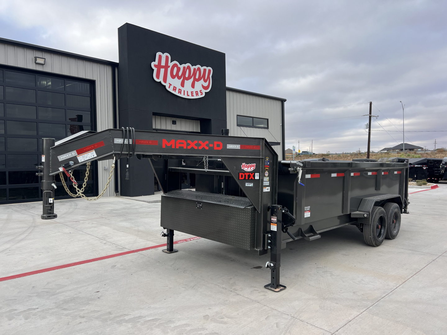 New 2026 MAXX-D 83”x16’ 18K Gooseneck Dump w/ 36” Sides – DTX