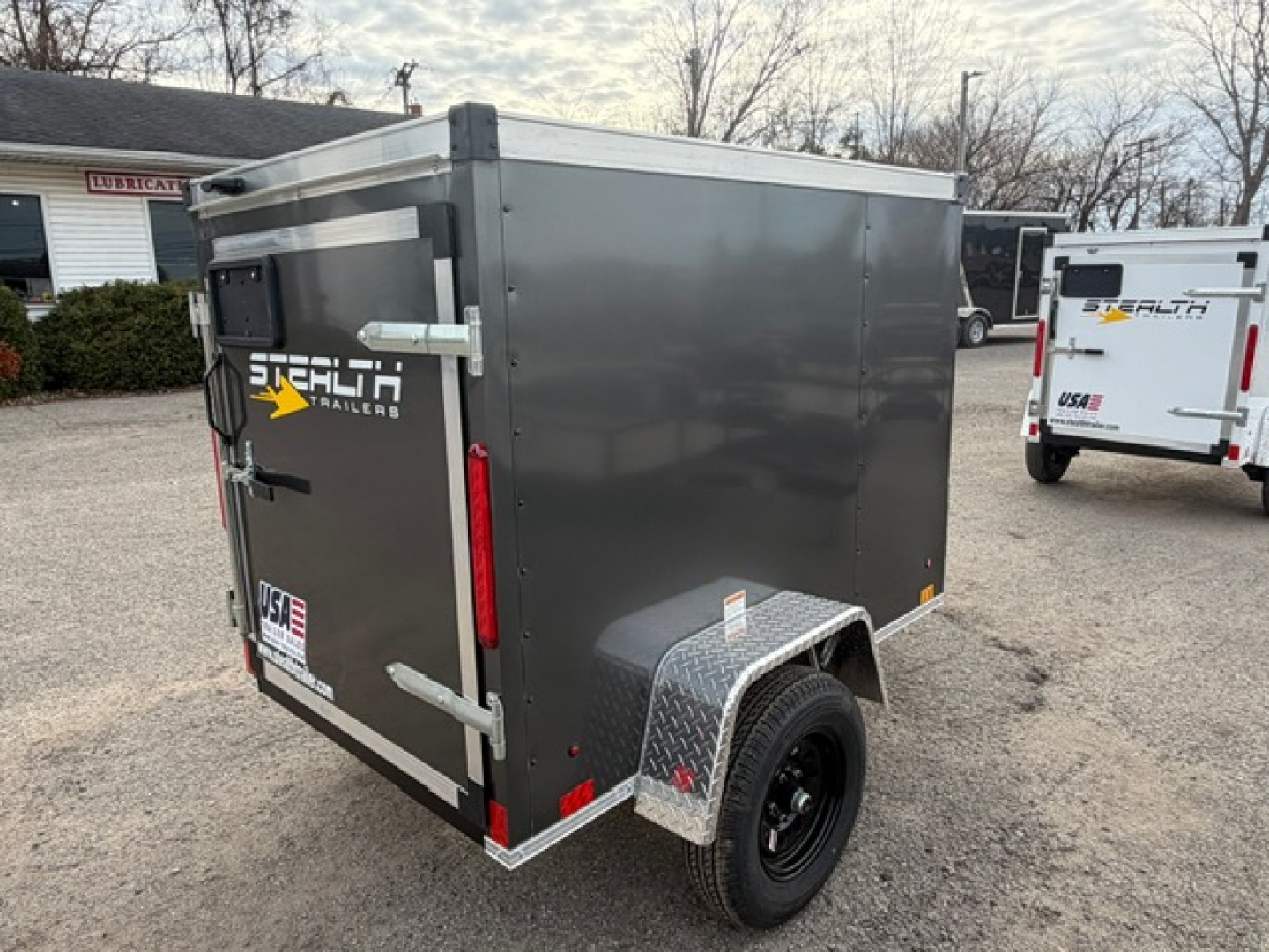 New 2026 4 x 6 Stealth Enclosed Trailer with Barn Door Cargo