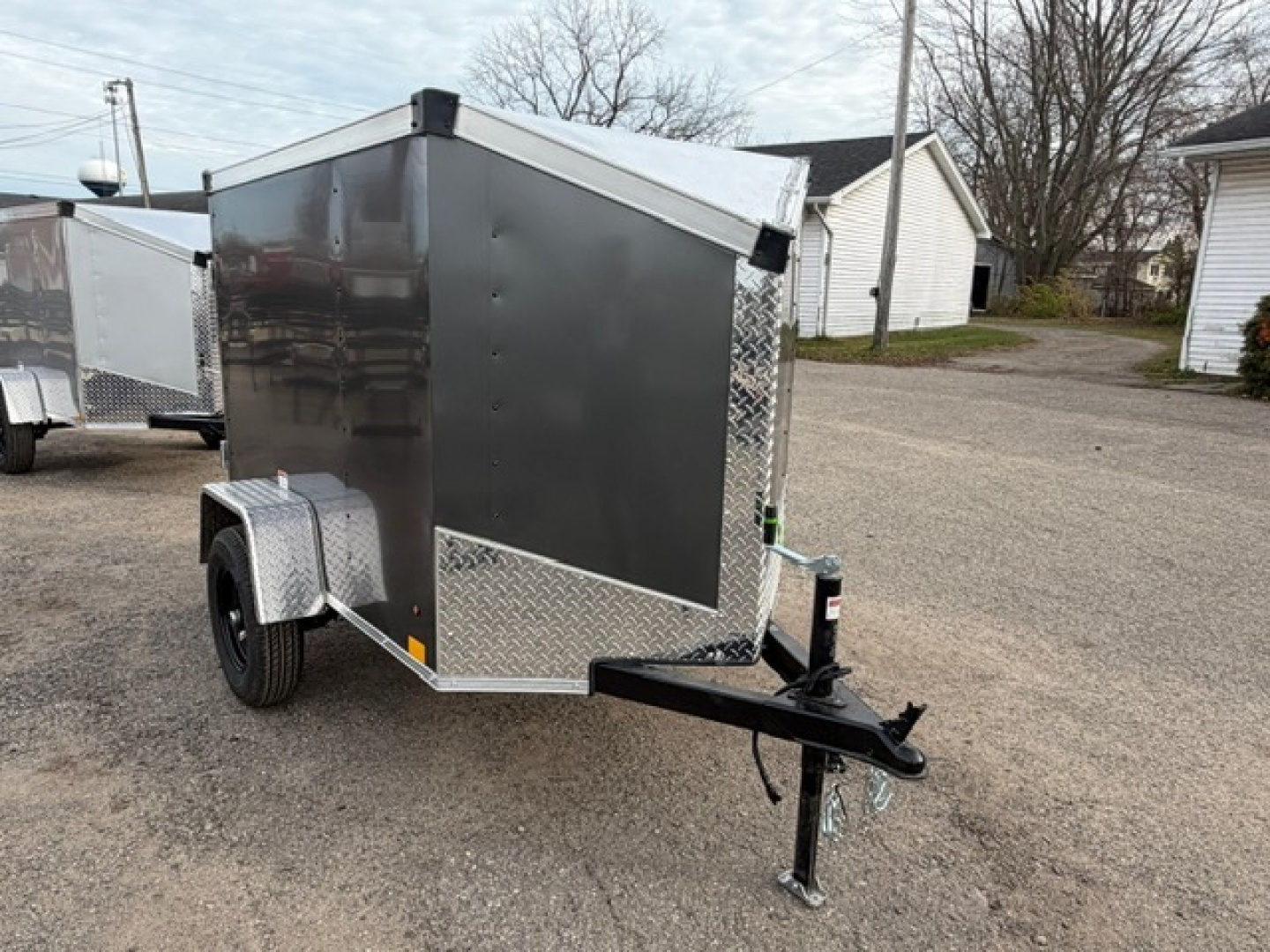 New 2026 4 x 6 Stealth Enclosed Trailer with Barn Door Cargo