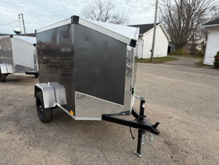 New 2026 4 x 6 Stealth Enclosed Trailer with Barn Door Cargo
