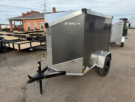 New 2026 4 x 6 Stealth Enclosed Trailer with Barn Door Cargo