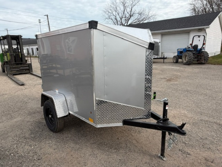 New 2026 4 x 6 Stealth Enclosed Trailer with Barn Door Cargo