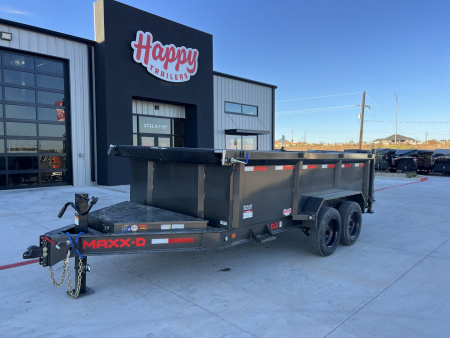 New 2026 MAXX-D 83”x14’ Bumper Pull Dump w/ 36” Sides – DJX