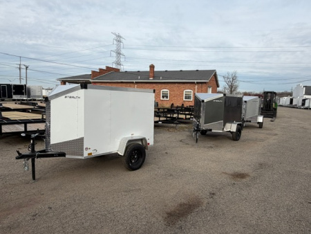 New 2026 4 x 6 Stealth Enclosed Trailer with Barn Door Cargo