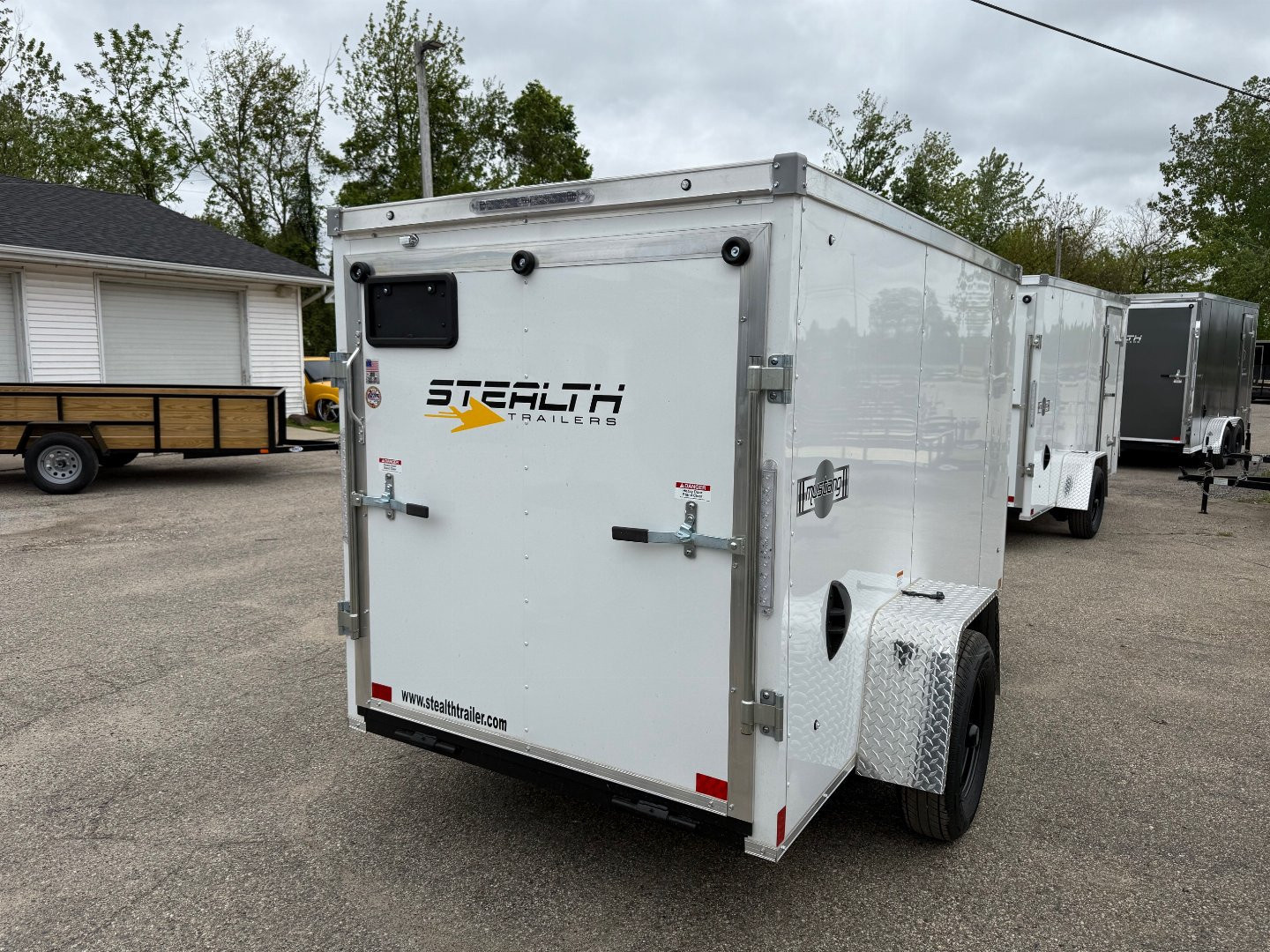 New 2026 STEALTH 5 x 10 Enclosed Trailer with Ramp Door
