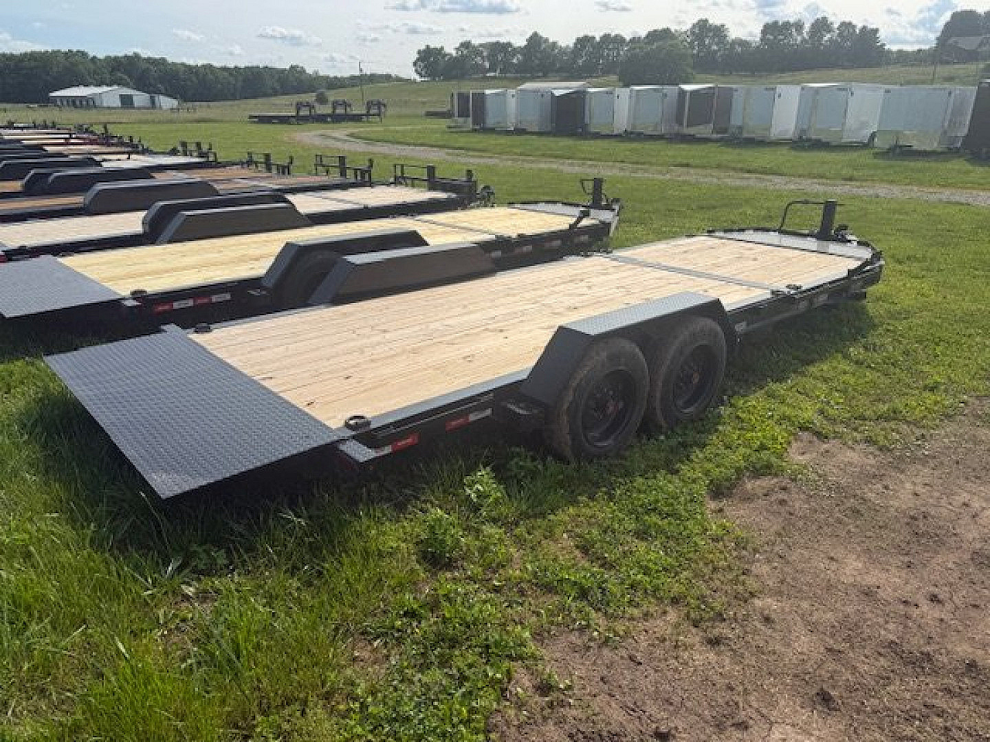 New 2026 Liberty 22' Tilt 16K Trailer 8" I BEAM (16' tilt +6' stationary) Tilt Trailer