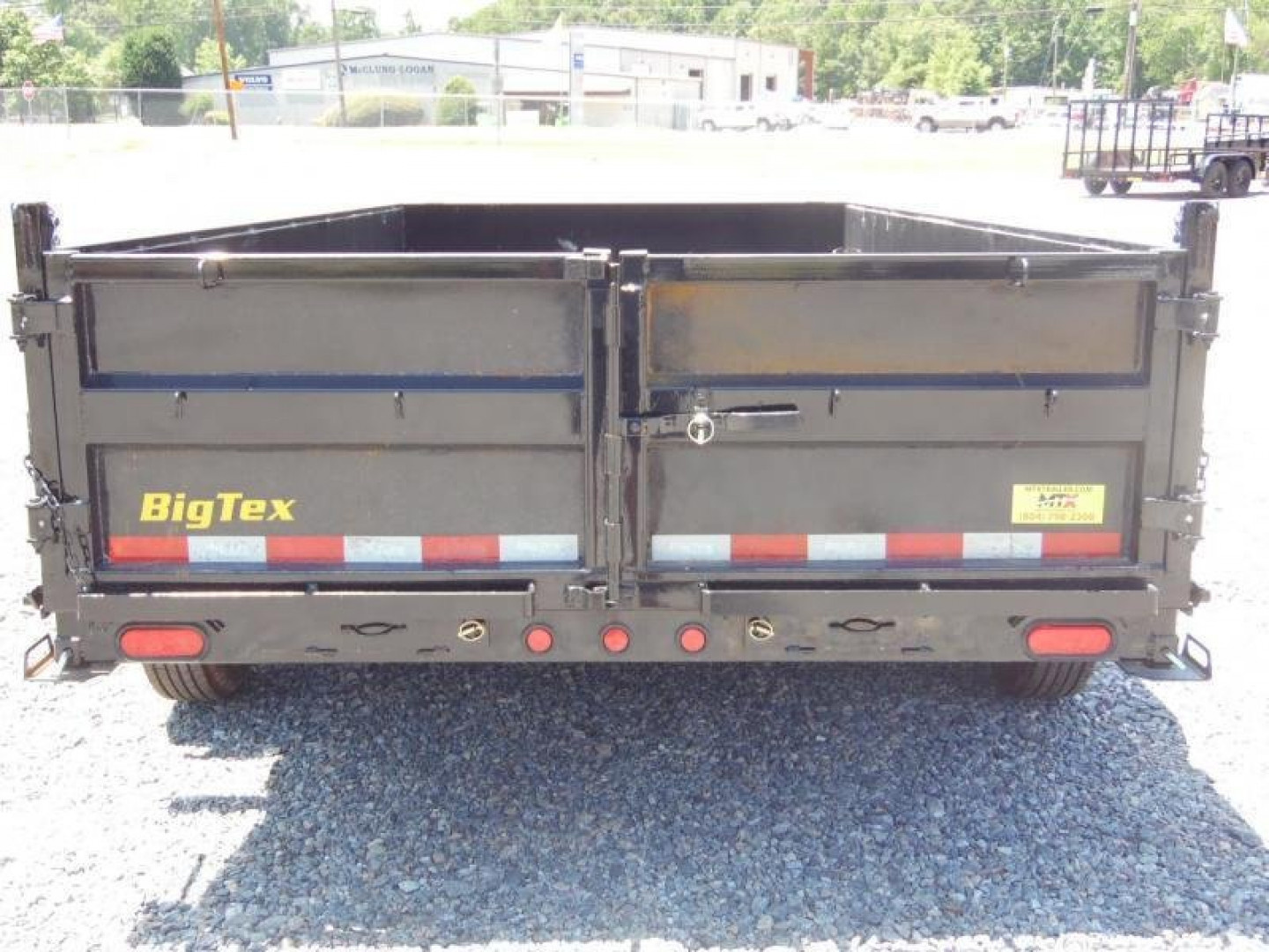 New 2026 Big Tex Trailers 7x14 16LP Heavy Duty Ultra Low Profile 17500 GVWR w/ Slide-In Ramps Dump Trailer
