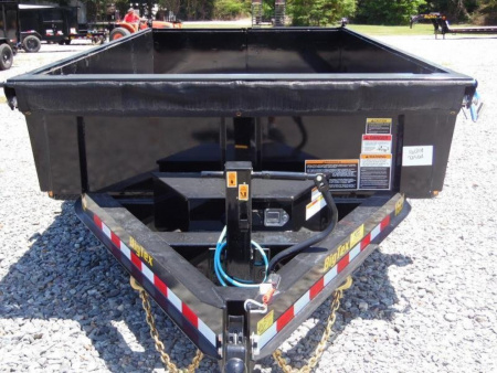 New 2026 Big Tex Trailers 7x14 16LP Heavy Duty Ultra Low Profile 17500 GVWR w/ Slide-In Ramps Dump Trailer