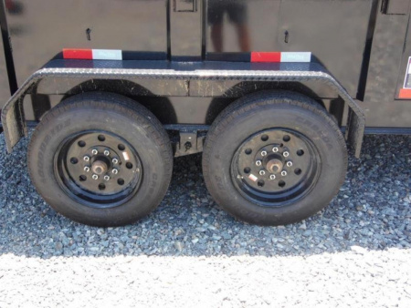 New 2026 Big Tex Trailers 7x14 16LP Heavy Duty Ultra Low Profile 17500 GVWR w/ Slide-In Ramps Dump Trailer