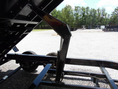 New 2026 Big Tex Trailers 7x14 16LP Heavy Duty Ultra Low Profile 17500 GVWR w/ Slide-In Ramps Dump Trailer