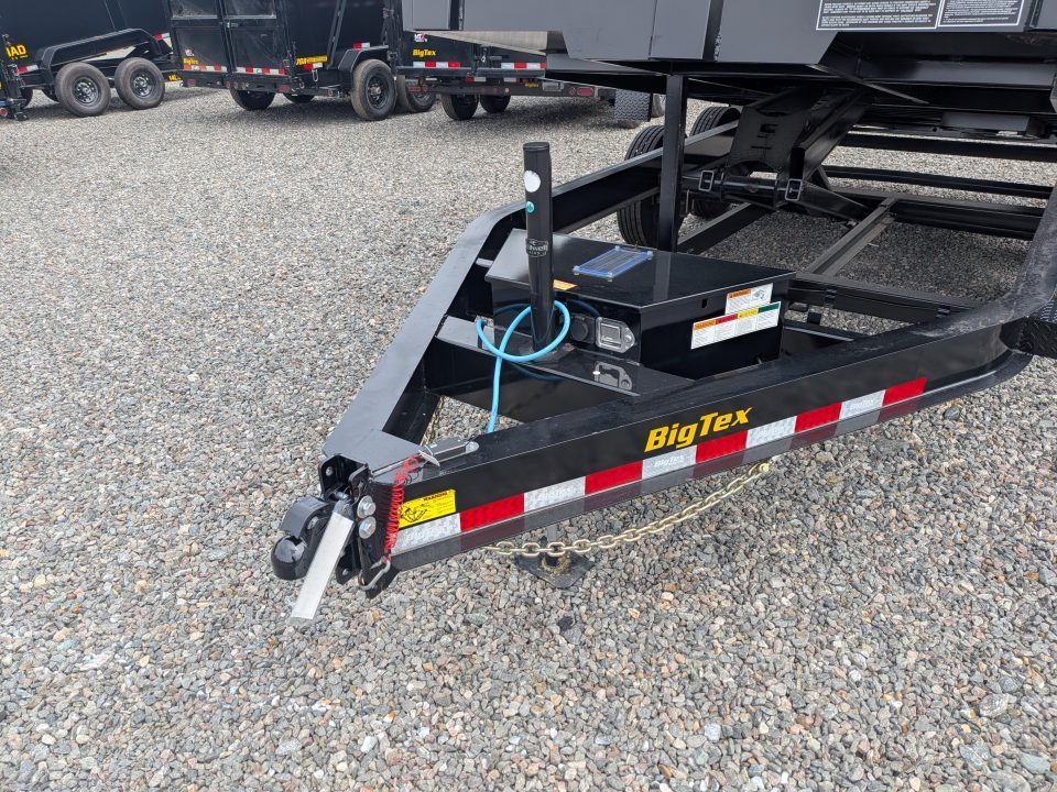 New 2026 Big Tex Trailers 7x16 16LP Heavy Duty Ultra Low Profile w/ Slide-In Ramps 17500 GVWR Dump Trailer