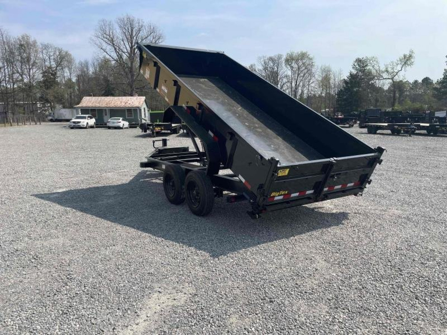 New 2026 Big Tex Trailers 7x16 16LP Heavy Duty Ultra Low Profile w/ Slide-In Ramps 17500 GVWR Dump Trailer