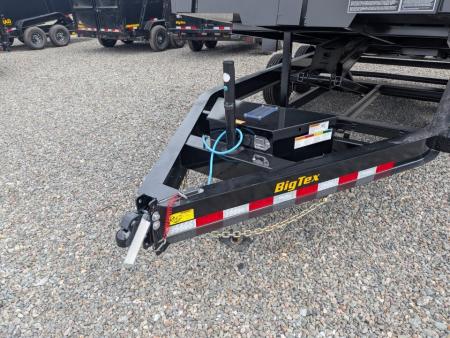 New 2026 Big Tex Trailers 7x16 16LP Heavy Duty Ultra Low Profile w/ Slide-In Ramps 17500 GVWR Dump Trailer