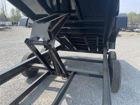 New 2026 Big Tex Trailers 7x16 16LP Heavy Duty Ultra Low Profile w/ Slide-In Ramps 17500 GVWR Dump Trailer