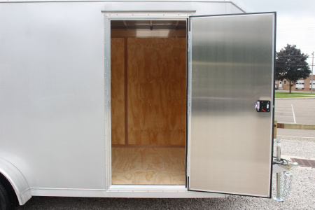 New 2026 NEO Trailers NAV 7' x 16' Aluminum Enclosed Cargo Trailer - RAMP DOOR - 6.5' INTERIOR HEIGHT - 7000# GVW
