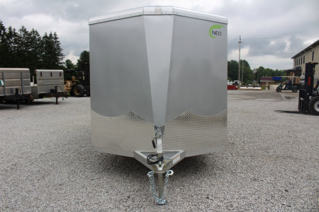 New 2026 NEO Trailers NAV 7' x 16' Aluminum Enclosed Cargo Trailer - RAMP DOOR - 6.5' INTERIOR HEIGHT - 7000# GVW