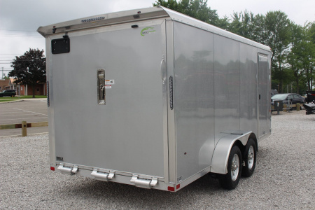 New 2026 NEO Trailers NAV 7' x 16' Aluminum Enclosed Cargo Trailer - RAMP DOOR - 6.5' INTERIOR HEIGHT - 7000# GVW