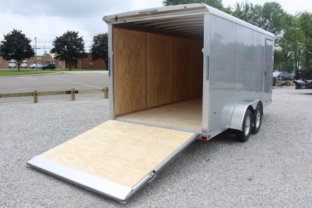 New 2026 NEO Trailers NAV 7' x 16' Aluminum Enclosed Cargo Trailer - RAMP DOOR - 6.5' INTERIOR HEIGHT - 7000# GVW