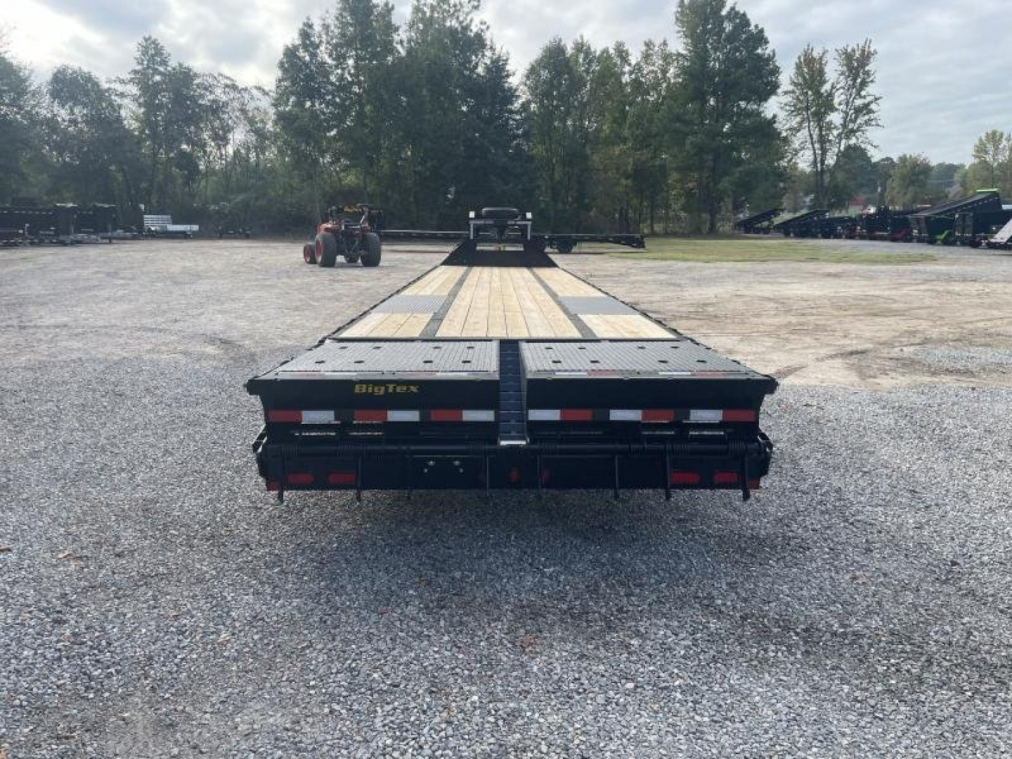 New 2026 Big Tex Trailers 35+5 22GN Tandem Dual Wheel Gooseneck w/ Mega Ramps 23900 GVWR Flatbed Trailer