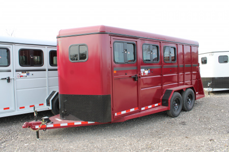 New 2026 Valley Trailers 3 HORSE Stock / Stock Combo Trailer