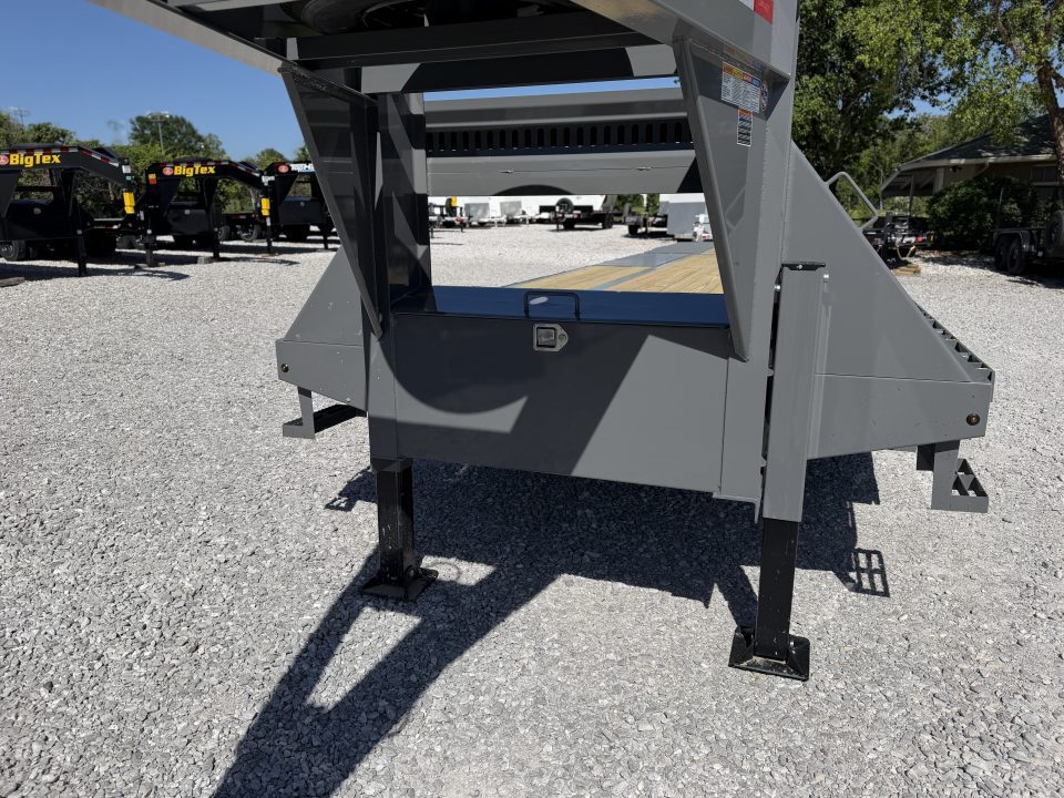 New 2026 Delco Trailers 32FT Delco FH-30K Low Pro Dual Tandem Hydraulic Dovetail Flatbed Trailer