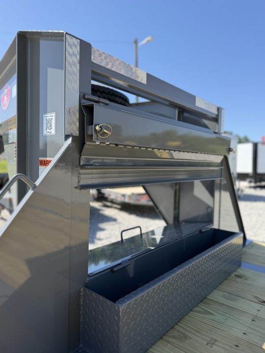 New 2026 Delco Trailers 32FT Delco FH-30K Low Pro Dual Tandem Hydraulic Dovetail Flatbed Trailer