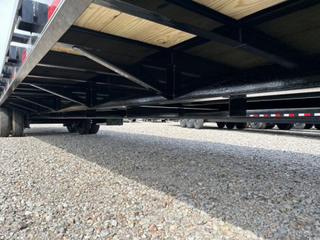 New 2026 Delco Trailers 32FT Delco FH-25.9K Low Pro Dual Tandem Hydraulic Dovetail Flatbed Trailer