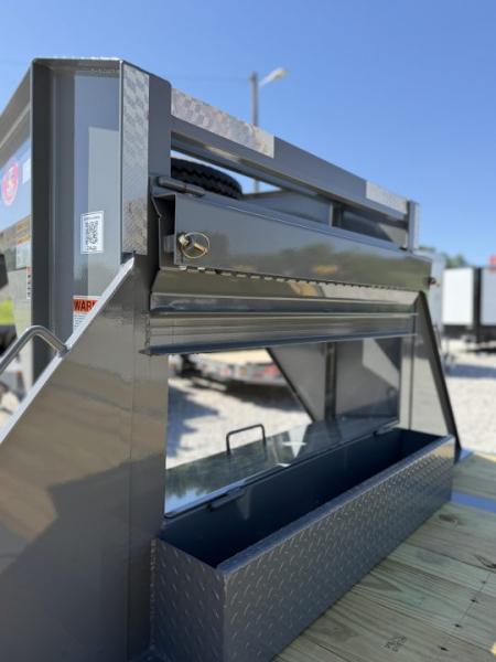 New 2026 Delco Trailers 32FT Delco FH-30K Low Pro Dual Tandem Hydraulic Dovetail Flatbed Trailer
