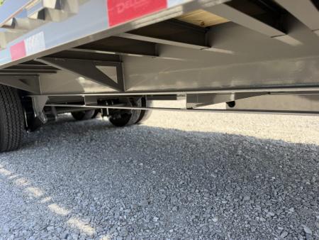 New 2026 Delco Trailers 32FT Delco FH-30K Low Pro Dual Tandem Hydraulic Dovetail Flatbed Trailer