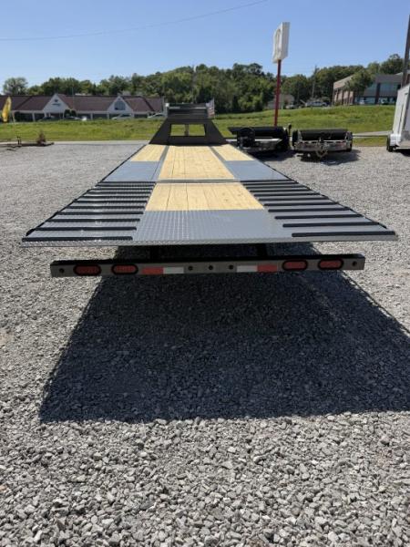 New 2026 Delco Trailers 32FT Delco FH-30K Low Pro Dual Tandem Hydraulic Dovetail Flatbed Trailer