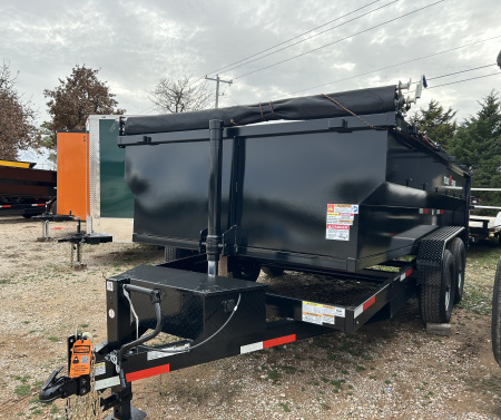 New 2026 Texas Pride Trailers 7x14x3 Tandem Axles Dump Trailer-UPGRADES!!