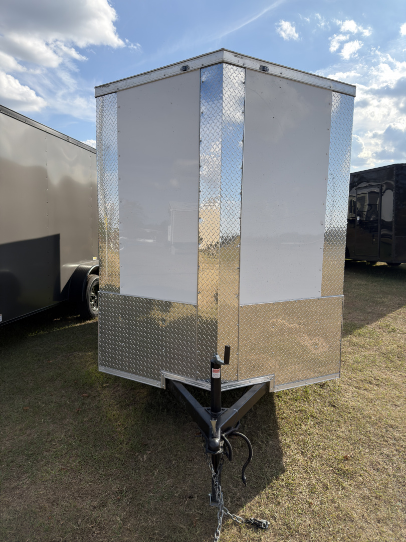 New 2026 J&C Suppliers 6x12SA .080 PolyCor Barlock 6'6" Tall Cargo / Enclosed Trailer