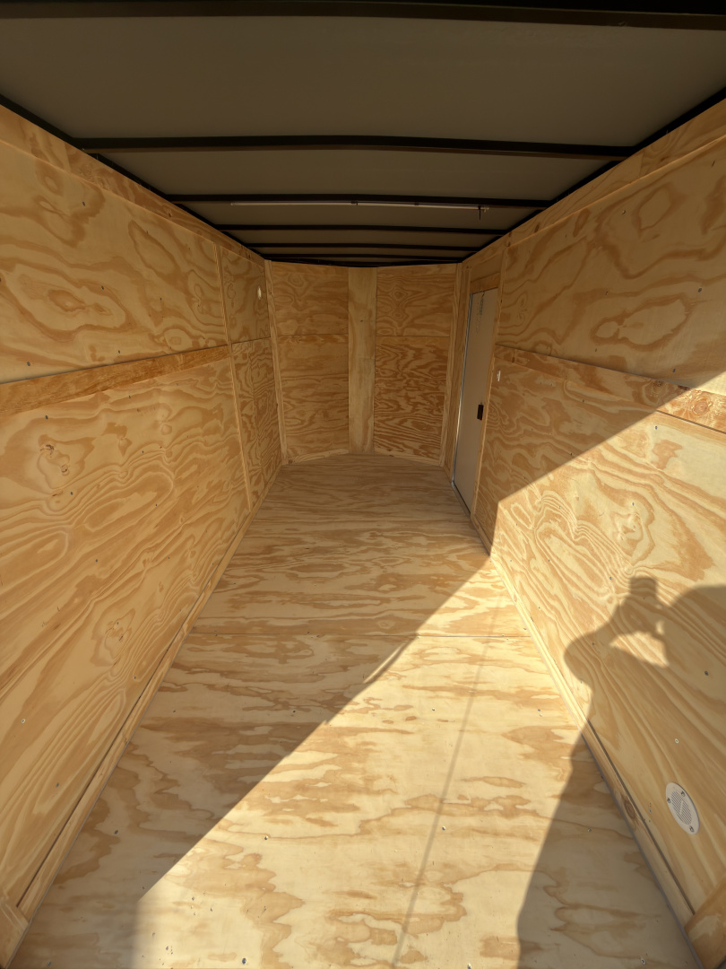 New 2026 J&C Suppliers 6x12SA .080 PolyCor Barlock 6'6" Tall Cargo / Enclosed Trailer