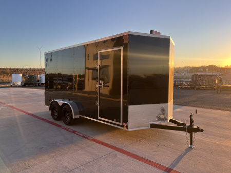 New 2026 Compass 7'x16' Enclosed Cargo Trailer - Indigo DLX