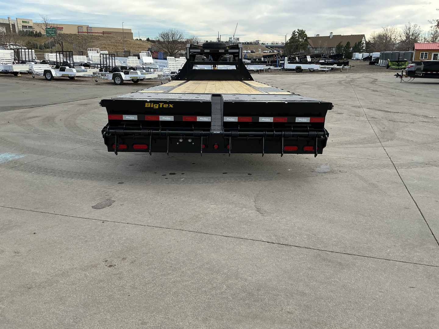 New 2026 Big Tex Trailers 14GN-25D5A-MRBK Flatbed Trailer