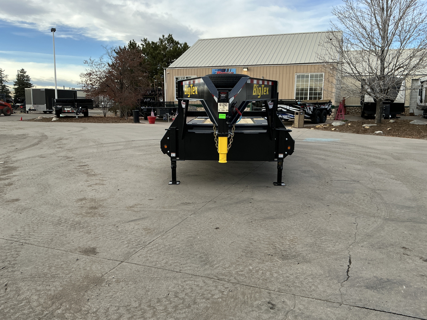 New 2026 Big Tex Trailers 14GN-25D5A-MRBK Flatbed Trailer