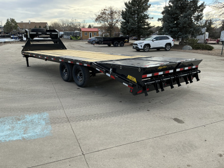 New 2026 Big Tex Trailers 14GN-25D5A-MRBK Flatbed Trailer