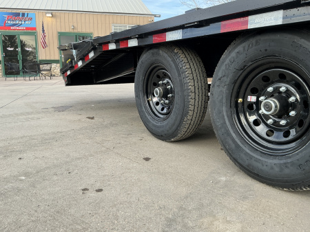 New 2026 Big Tex Trailers 14GN-25D5A-MRBK Flatbed Trailer