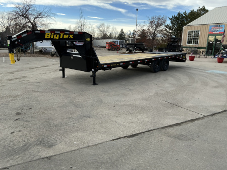 New 2026 Big Tex Trailers 14GN-25D5A-MRBK Flatbed Trailer