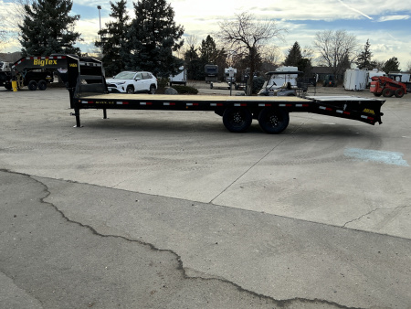 New 2026 Big Tex Trailers 14GN-25D5A-MRBK Flatbed Trailer