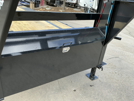 New 2026 Big Tex Trailers 14GN-25D5A-MRBK Flatbed Trailer