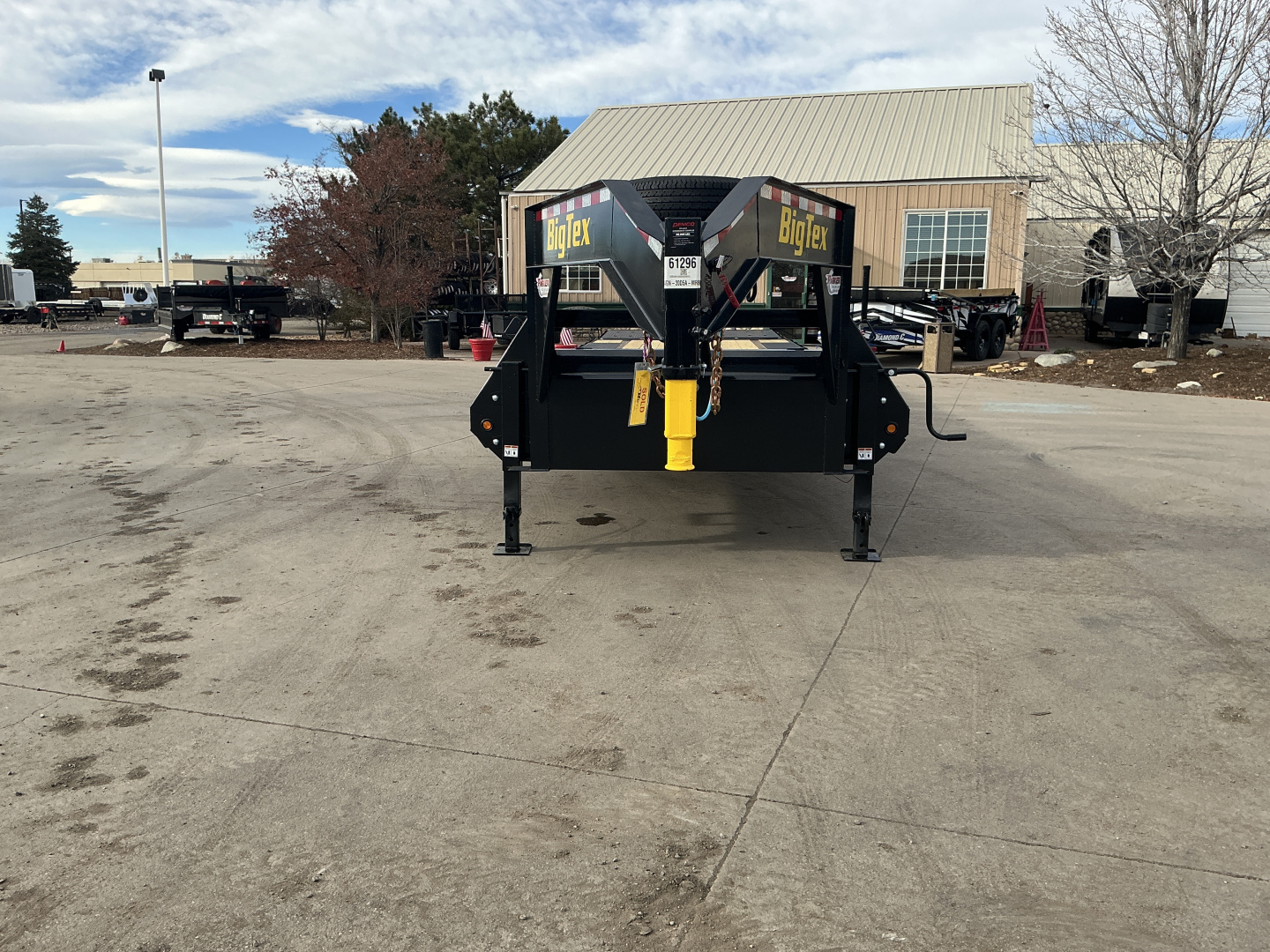 New 2026 Big Tex Trailers 14GN-30D5A-MRBK Flatbed Trailer